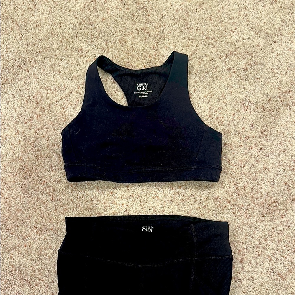 Athletic girls set